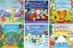 Say Hello To The Animals 5 Books Collection Set By Ian Whybrow (Say Hello to the Snowy Animals, Say Hello to the Jungle Animals, Say Hello to the Baby Animals & MORE!)