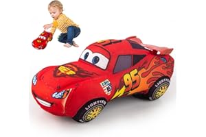 LUCHILD Peluche per auto, 25 cm, motivo: Cars Plush, peluche per bambini, ragazzi, regali