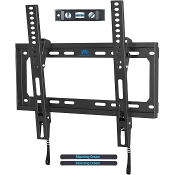 Support Mural TV Universel DeleyCON 13-27" - Inclinable, Pivotant, 20kg Max, VESA 100x100