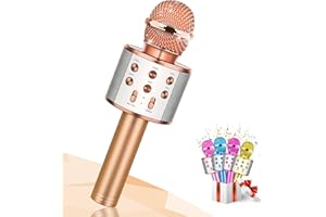 Dislocati Microfono Wireless, Giochi per Bambini Regalo Bambino 3-12 Anni Karaoke per Giocattoli Bambina 3-12 Anni - Regali Natale Bambini 2025