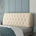 AMNOOL Bedside Cushion Bed Backrest Linen Headboard Cushion Support Reading Pillow Bolster for Twin Full Queen King Daybed Bed Bunk Bed Removable Washable-1-