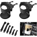 EACHPT Mugghållare bil, mugghållare bil, 2 stycken, mugghållare bil ventilation, universellt justerbar bil-ventilation mugghå