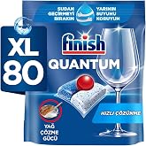 Finish Quantum 80 Kaps&uuml;l Bulaşık Makinesi Deterjanı Tableti (1 x 80 Kaps&uuml;l)