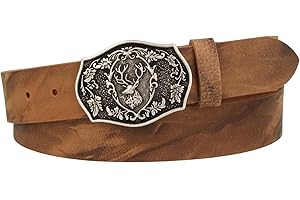 MGM Cintura Tradizionale Con Cervo Cintura Unisex - Adulto (Pacco da 1)