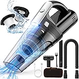 Coovee Aspirabriciole Senza Fili, Aspirapolvere Manuale 3-in-1 a batteria, potente aspirapolvere portatile a batteria, auto r