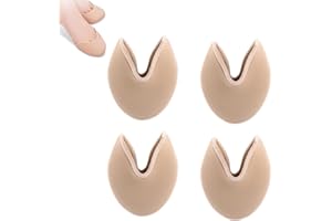 HAOXYO 2 Paia Proteggi Dita Piedi,Cuscinetti per Dita dei Piedi per Scarpe da Punta,Copri Punta in Tessuto per Scarpe,Cuscinetti Morbidi per Donne e Ragazze