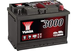 Yuasa YBX3096 12V 76Ah 680CCA Sealed Maintenance Free Car Battery