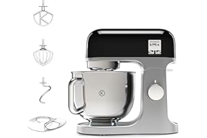 Robot pâtissier Kenwood kMix KMX750BK - bol 5 litres - 6 vitesses - 3 accessoires - noir