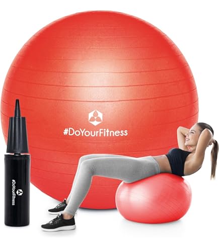Cuscino Balance Gym #DoYourFitness - Per Postura Ed Equilibrio, Diametro 33cm, Con Pompa - Foto 2
