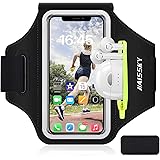 Fascia da Braccio porta telefono per corsa,Fascia Braccio per Smartphone per iPhone14/ 13/12 Pro/XR/XS, Samsung Galaxy, HUAWE