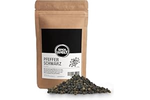 Spicy Welt Poivre Noir Entier (1kg) – Grains de Poivre Noir pour Moulin | Idéal Viande, Sauce, Marinade & Bouillon | Arôme Puissant | 100% Naturel, Sans Additifs