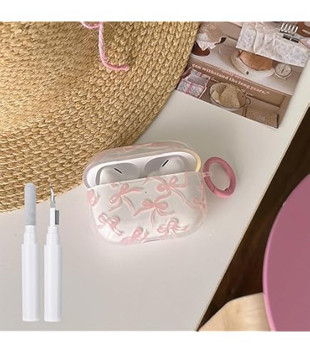 Custodia Protettiva 3in1 Per AirPods 3 - Antiurto, Con Kit Pulizia, Design Farfalla Rosa - Foto 5