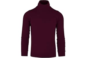 Cashmere Zone Dolcevita Maglione Uomo 100% Puro Cashmere Made in Italy Pull Manica Lunga Morbido Soffice e Caldo