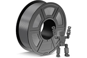 JAYO PETG filament 1,75 mm, szary, 1,1 kg, PETG o dużej wytrzymałości, dokładność pomiaru +/- 0,02 mm, szpula 1,1 kg, do większości drukarek FDM 3D