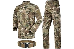 HANSTRONG GEAR H World Shopping Taktische BDU-Kampfuniform, Jacke und Hose, Anzug für Armee, Militär, Airsoft, Paintball, Jagd, Schießen, Kriegsspiel, Wüste, Digital (AOR1