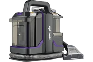 Vytronix SWASH450P Spot Cleaner | Spot & Stain Remover | Clean Up Spills & Pet Messes from Carpets, Stairs, Upholstery & Car Seats | Self Cleaning Function, 450W 1L Capacity Twin Tank Spot Washer