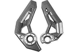 Lorababer Moto Inferiore Telaio Motore Pannello Laterale Copertura Carena Bodykit Trim Protector per K-awasaki Z650 Ninja650 Z 650 Ninja 650 Z-650 2017-2023 (Aspetto fibra di carbonio)