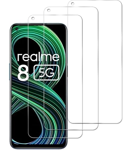 Brotect AirGlass Pellicola In Vetro Ibrido Flessibile Per Realme 8 Pro - Durezza 9H, 2x Più Sottile, Anti-Impronta, Trasparente, Made In Germany, Facile Installazione
