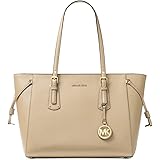 Borsa tote voyager media in pelle a grana incrociata Clearance