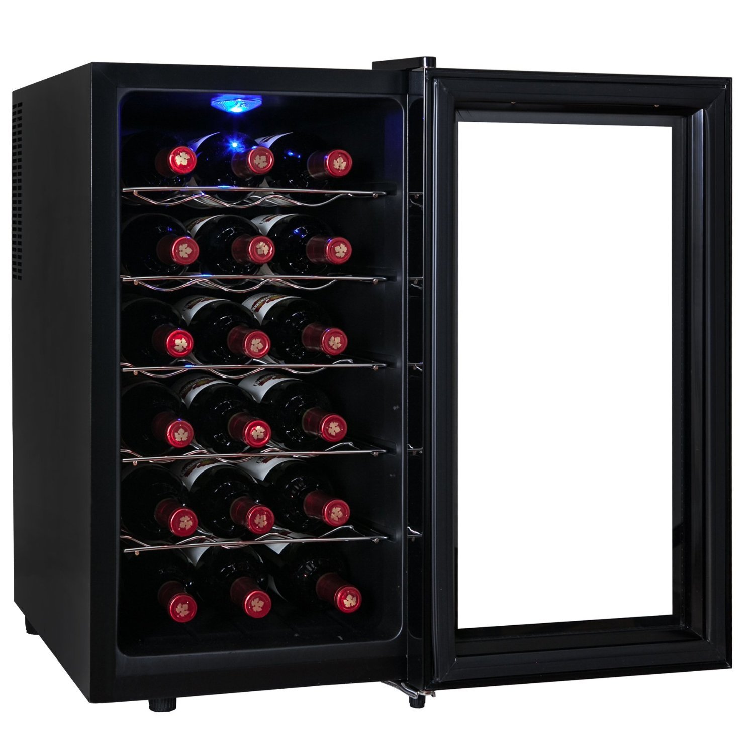 Kalamera KR18AJPE 18 Bottles Freestanding Touchscreen Wine Cooler