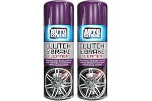 PNJB Clutch And Brake Cleaner, Oil Grease Removing Spray, Quick Drying, Non-Corrosive, Easy Application, Multipurpose Aerosol Spray For Car, Bike,400ml, (2PCS)