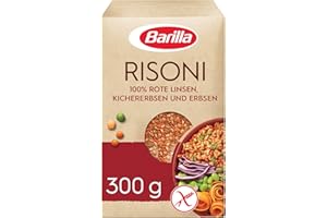 ‎BARILLA Barilla Risoni 300g | Aus roten Linsen, Kichererbsen und Erbsen, reich an Eiweiß, glutenfrei