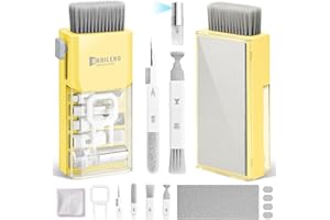 Ordilend Tutto in Uno Kit Pulizia Tastiera pc Computer Laptop Spazzola Pulisci Schermo per Tablet Auricolari Bluetooth Smartphone Earbuds Headphones Fotocamera