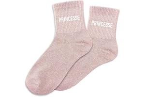 STC - PAIRE DE CHAUSSETTES PAILLETTES PRINCESSE FEMME