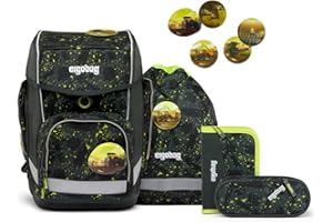 ergobag cubo Set ergonomischer Schulrucksack Klassisch 6-teilig 1. Klasse Grundschule