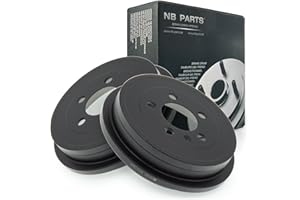 ‎NB PARTS NB PARTS 2x Bremstrommel hinten passend für Audi A2 Seat Skoda Fabia VW Polo 6R 9N PR-NR. 1KB 1KM