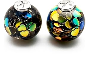 HOODIE CHARMS – Série Heart Glit – Perles de Personnalisation pour Cordon de Sweat à Capuche – Design Futuriste et Minimal – Accessoire Unisexe pour Hoodie, Streetwear et Mode Urbaine