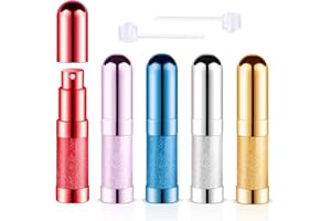AWUMBUK 5 Pièces 6 ml Flacon Parfum Vide, Haute Qualité Atomiseur De Parfum Rechargeable, Lavable Vaporisateur Parfum Rechargeable Multicolore Flacons et Vaporisateurs Vides-B