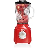 Sinbo SHB-7516 Turbo Blender - Smoothie Blender - 1.5 Litre Cam Hazne-Kırmızı
