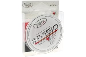 YORK Invisio Angelschnur 150m Spule 0,14mm-0,40mm Monofile Schnur Fluorocarbon beschichtet (0,02€/m) (0,35mm/23kg)