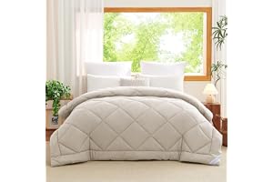 WAVVE 300GSM mikrofibertäcke, 2 personer, 220 x 240 cm, för säng 140 x 190/160 x 200, stor tjock varm fyllning, 300 g/m², 240