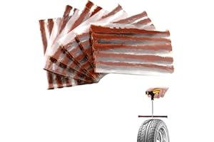 CUTIOLLY Zestaw Naprawy Opon,20 Pasków Naprawczych,Paski Naprawy Opony Bezprzewodowe,Paski Naprawy Opon,Bezprzewodowy Zestaw Naprawy Opony Samochodowe,Brązowy