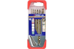 TIVOLY 11468570002 - CLIPSTER A31 TECHNIC COBALT Brocas METAL TECHNIC GRADUADAS ø 2-3-4-5-6 mm + 8 mm