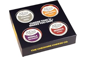 Irresistible Cheeseboard Selection Gift Box | 4 x 200g Waxed Cheese Truckles from The Cheshire Cheese Company
