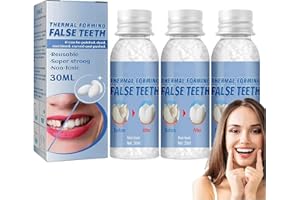 OWSEN Lot de 3 granulés de réparation pour dents manquantes ou cassées