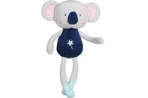Gipsy Peluche Doudou bébé - Pantin Les P'tits féeriques 24 cm - Koala Bleu - Dès la Naissance - Idée Cadeau Toys
