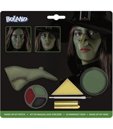 Foxxeo 40286 I Deluxe costume da strega verde lungo, elegante, nero con cappello da donna, strega, vestito da strega carnevale, Halloween, taglia S - XXL
