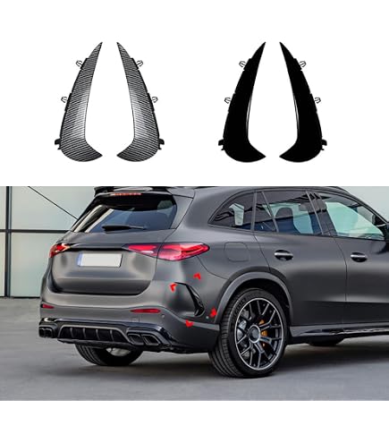 Aileron Arrière Fibre Carbone Look Pour Mercedes GLC X253 (2016-2022) - Style Sport, Installation Adhésive