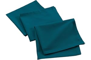 Douceur d'Intérieur Mistral - Servilletas de Mesa, 40 x 40 cm, Color Azul