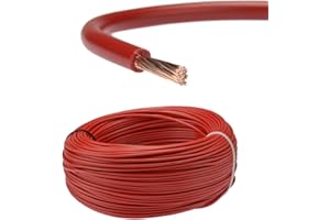 BMF DIRECT TRI RATED 12V 240V RED/BLACK PANEL & POWER SWITCH AUTO CABLE WIRE AUTOMOTIVE Red 2.5mm² (30 Amp), 10 Metres