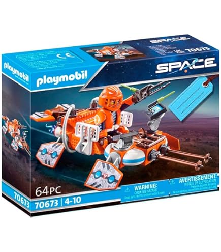 PLAYMOBIL Space 9488 Rakieta Kosmiczna z Rampą Startową, od