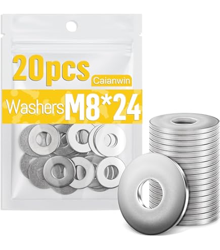 TOP-VIGOR 20Pcs Rubber Flat Washers, 9mm OD 4mm ID 1.2mm Thickness Heavy Duty Black Rubber Grommet Vibration Damping Pads Sealing Gasket Washers For