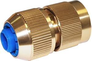 BOUTTE Boutté – Raccord automatique 3 billes Ø19 mm – Raccord rapide d’arrosage – Compatible tuyau 3/4" – Laiton/ABS robuste