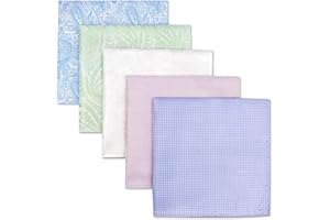 S&W SHLAX&WING Set fazzoletto da taschino assortito da 5 pezzi per giacca