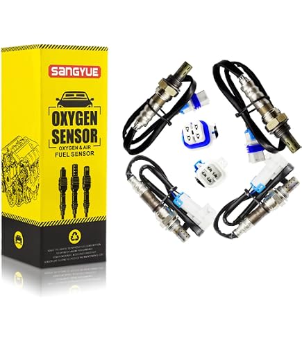 4-Pack Oxygen O2 Sensor Set (Upstream & Downstream) – Fits Cadillac Escalade, Chevy Avalanche – 234-4256, 234-4668