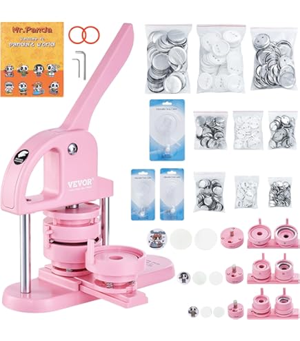 MZBDYYF Fotomagneetmachine, DIY Koelkast Magneten Pin Maker Machine, met 100 Sets van Verbruiksartikelen Papiersnijder Machine, Knoopbadge Maker MZBDYYF Fotomagneetmachine, DIY Koelkast Magneten Pin Maker Machine, met 100 Sets van Verbruiksartikelen Papiersnijder Machine, Knoopbadge Maker